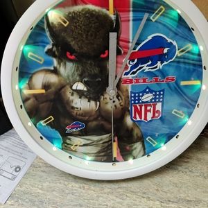 Buffalo bills wall clock